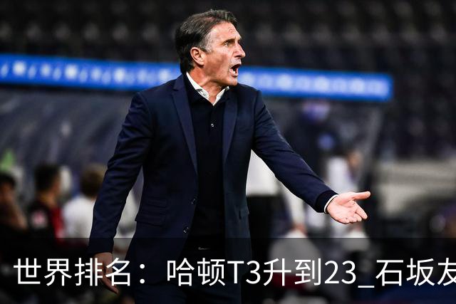世界排名：哈顿T3升到23 石坂友宏日巡首胜412位